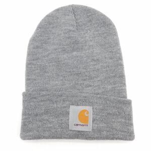 Carhartt‎ Adult One Size Gray Warm Winter Snow Cap Knit Cuffed Watch Beanie Hat